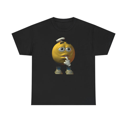 Confused Yellow Emoji Tee | Reaction Meme Shirt | TikTok Meme Gift