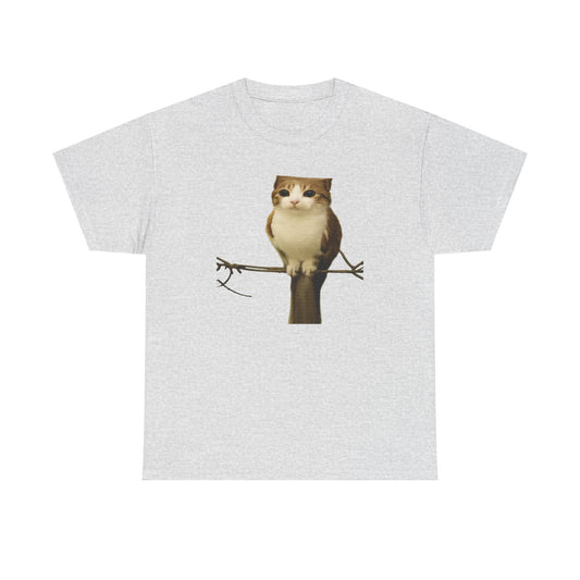 Meowl Cat Graphic Tee | Tik Tok Meme | Funny Shirt | Funny Gift