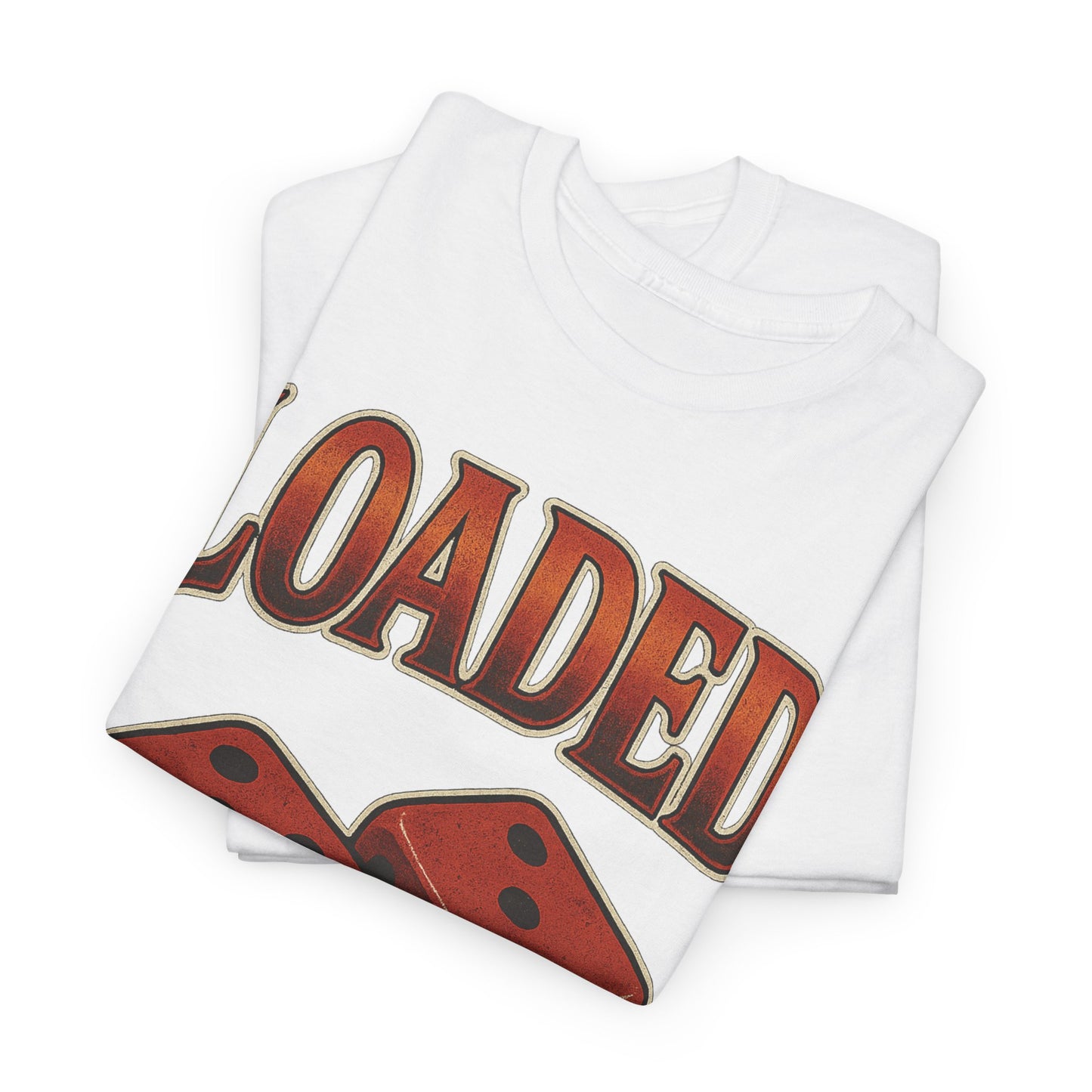 Loaded Dice Heavy Cotton Tee | Casual Wear, Streetwear, Vintage Tee, Graphic Tee