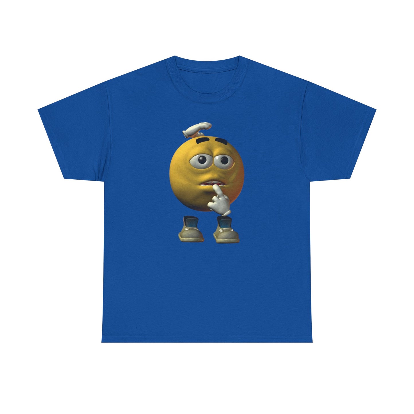 Confused Yellow Emoji Tee  | Reaction Meme Shirt | TikTok Meme Gift