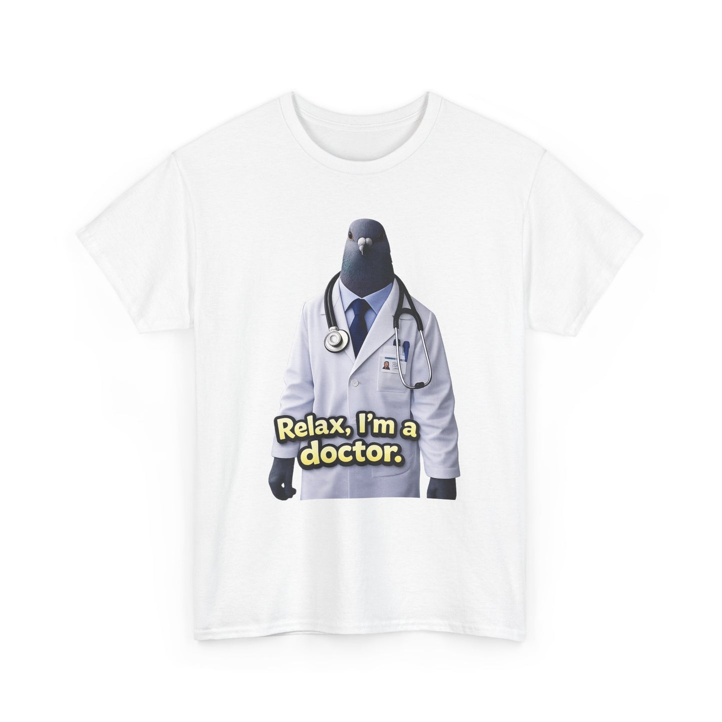 AI Pigeon Doctor Meme Tee | Tik Tok Meme Tee | Medical Humor Tee | Funny Healthcare Humor Gift