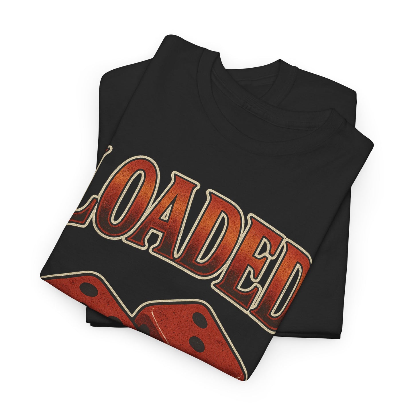 Loaded Dice Heavy Cotton Tee | Casual Wear, Streetwear, Vintage Tee, Graphic Tee