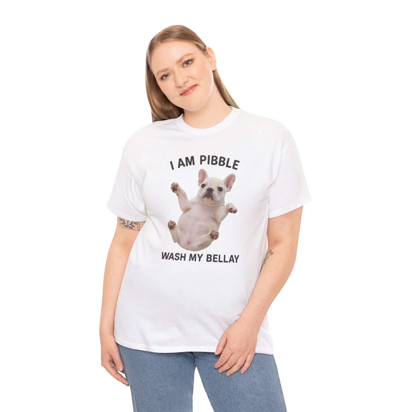 Pibble Graphic Tee | Viral Pibble Meme Shirt | French Bulldog Graphic Tee | Pibble Tik Tok Tee