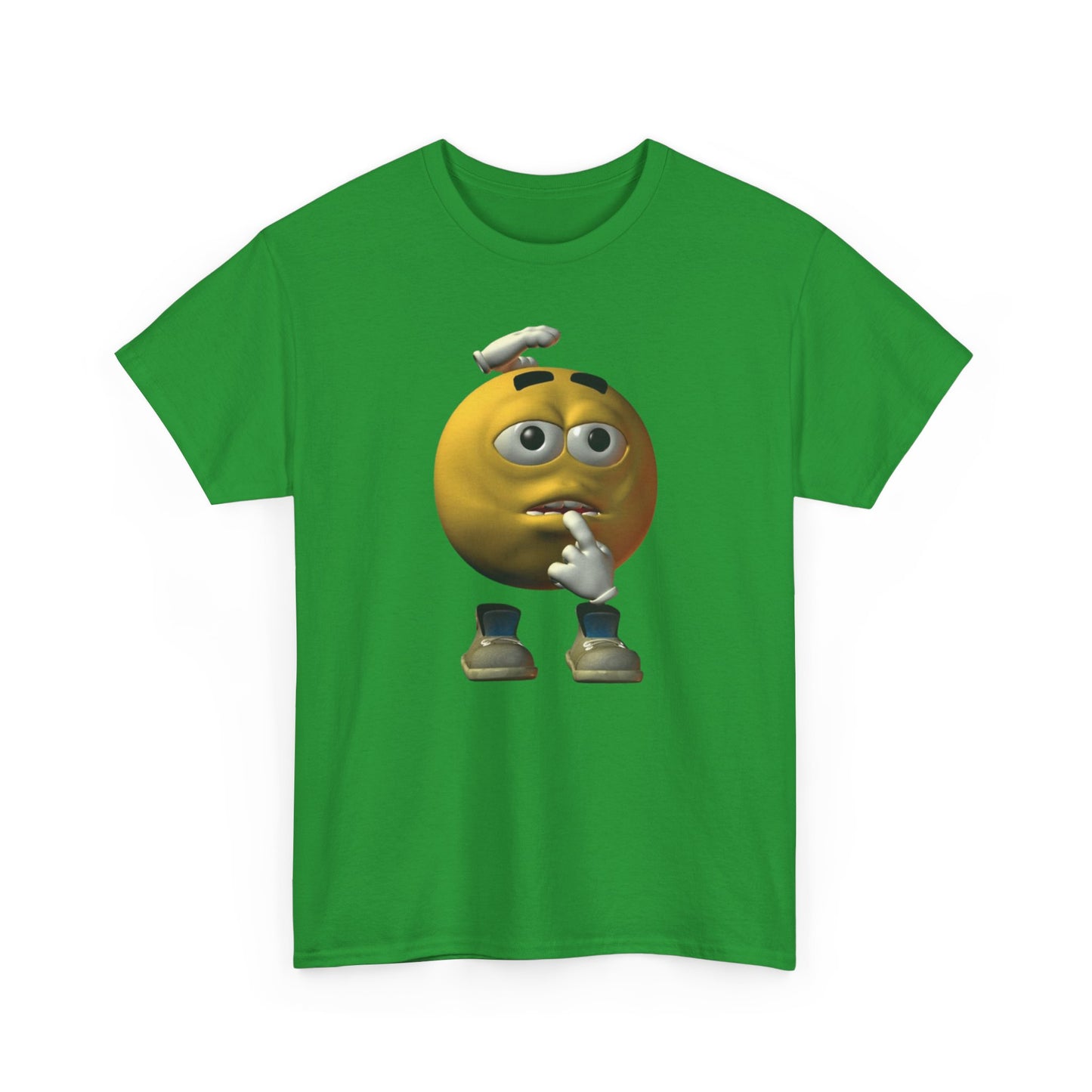Confused Yellow Emoji Tee  | Reaction Meme Shirt | TikTok Meme Gift