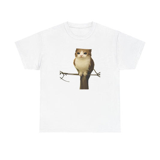 Meowl Cat Graphic Tee | Tik Tok Meme | Funny Shirt | Funny Gift