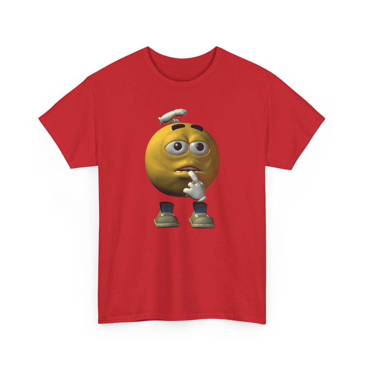 Confused Yellow Emoji Tee  | Reaction Meme Shirt | TikTok Meme Gift