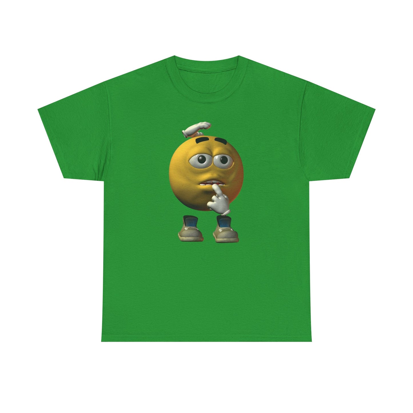 Confused Yellow Emoji Tee  | Reaction Meme Shirt | TikTok Meme Gift