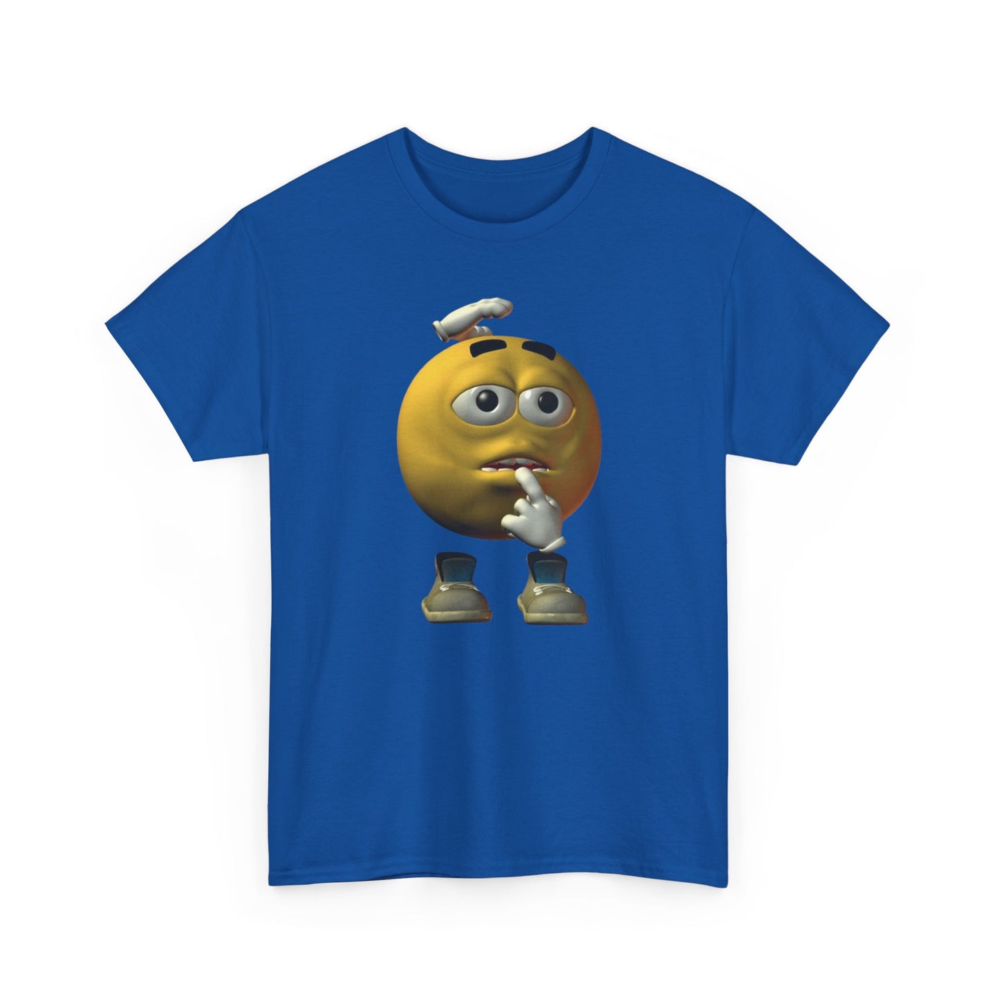 Confused Yellow Emoji Tee  | Reaction Meme Shirt | TikTok Meme Gift